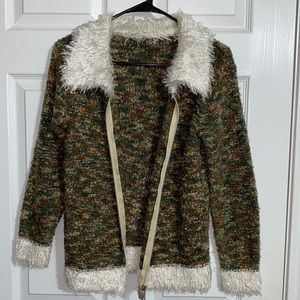 Handmade knitted jacket